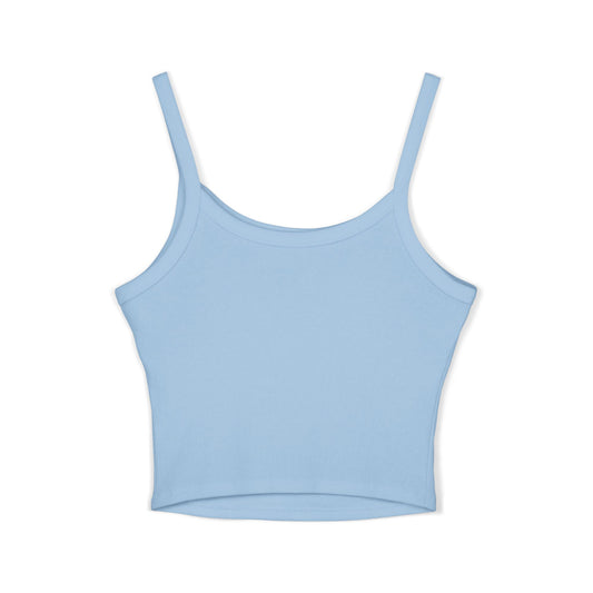 Women's Spaghetti Strap Tank Top| white flower